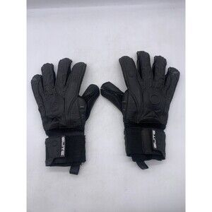Elite Black Solo GoalKeeper Gloves Pro F5 Nroll Contact